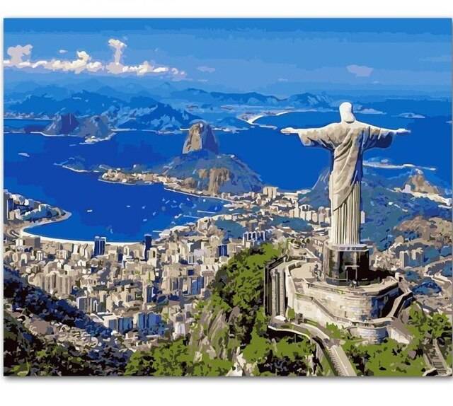 The Statue Of Christ The Redeemer Rio De Janeiro Brazil