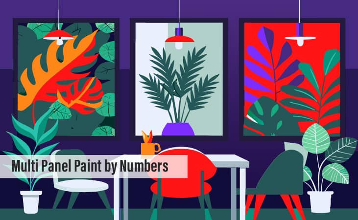 Multi Panel Paint by Numbers