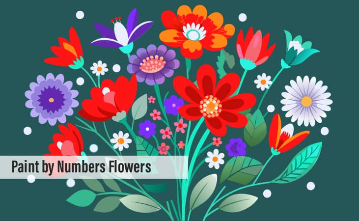 Paint by Numbers Flowers