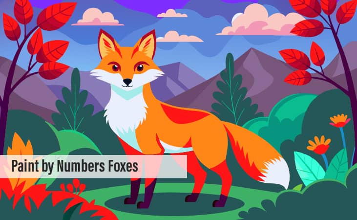 Paint by Numbers Fox