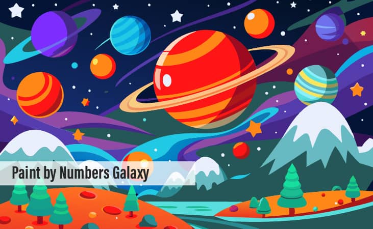 Paint by Numbers Galaxy