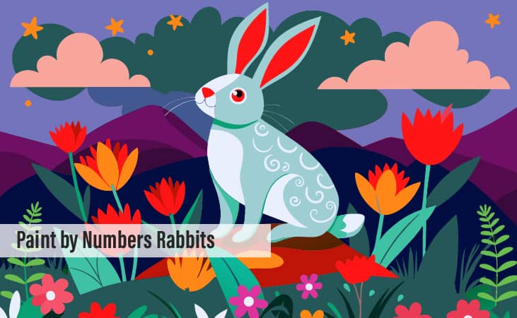 Paint by Numbers Rabbit