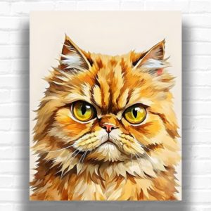 Angry Cat - Paint by Numbers Cat