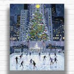 Christmas Tree in New York - Christmas Paint by Number Kits