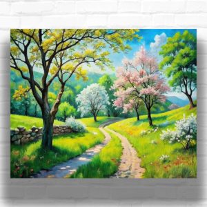 Garden Path - Springtime Paint by Number Kit