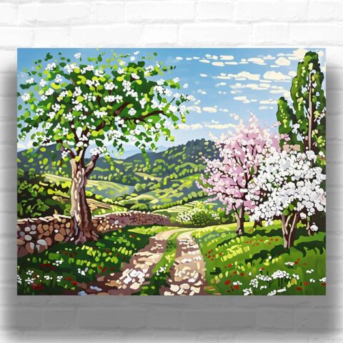 Garden Path - Springtime Paint by Number Kit