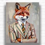 Gentleman Fox - Paint by Numbers Fox