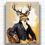 Gentleman Mister Deer - Paint by Numbers Deer