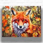 Little Fox in Fall - Paint by Numbers Kit