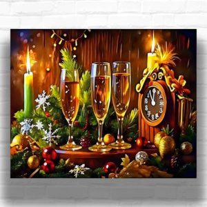 New Year's Eve - Holiday Paint by Number