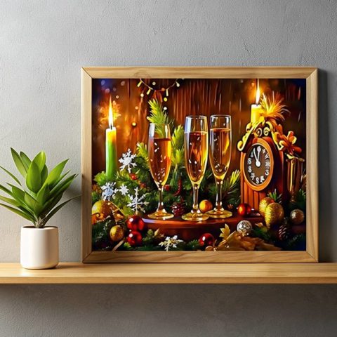 New Year's Eve - Paint by Number Kit