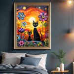 Sun and Cats - Paint by Number Kit