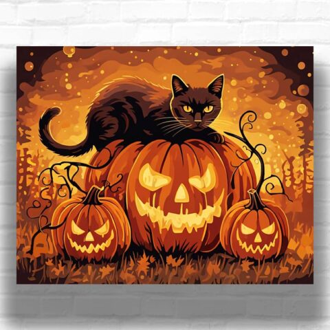 Symbol of Halloween - Halloween Paint by Numbers Kits