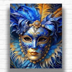 Venice Mask - Holiday Paint by Numbers