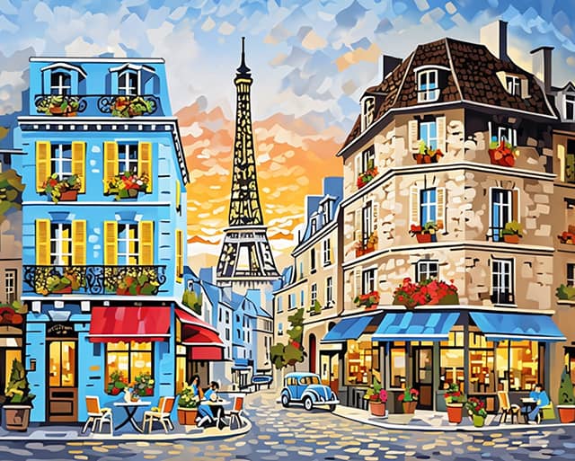 An Evening in Paris  - Paint by Numbers Kits