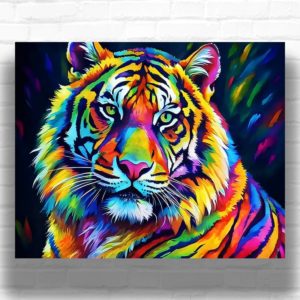 Bright Tiger - Paint by Numbers Kits