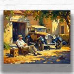 Classic Car - Car Paint by Number Kits