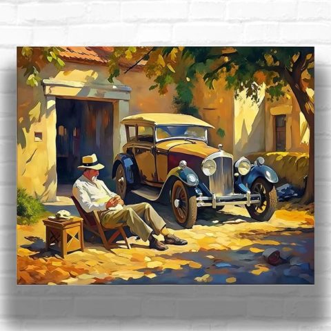 Classic Car - Car Paint by Number Kits