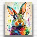 Painted Rabbit - Paint by Numbers Rabbit