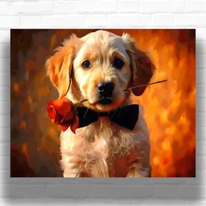 Puppy Love - Paint by Numbers Kit