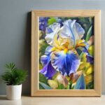 Rainbow Iris - Flower Paint by Number Kits