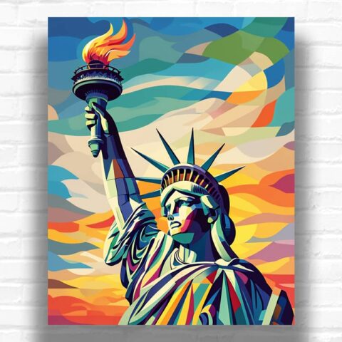 The Statue of Liberty - Paint by Numbers New York