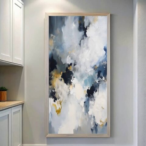 Abstract Clouds Painting - Large Format Paint by Numbers