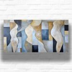 Abstract Human Form - Large Canvas Paint by Numbers