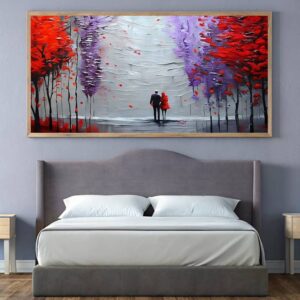 Autumn Walk - Paint by Numbers for Adults Large Canvas