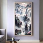 China Countryside Village - Paint by Numbers Large Canvas