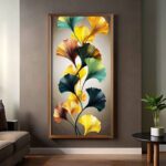 Colorful Ginkgo Leaves - Paint by Numbers Large Canvas