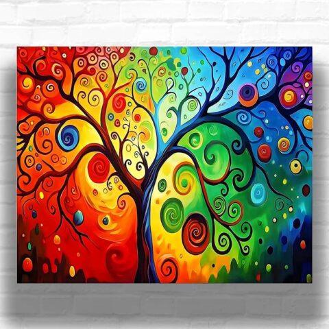 Dream Tree - Paint by Numbers Abstract