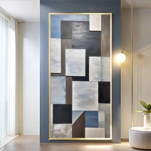 Geometric Color Block Art - Very Large Paint by Numbers