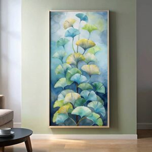 Ginkgo Leaves Painting - Large Paint by Numbers for Adults