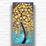 Golden Flower Tree - Extra Large Paint by Numbers