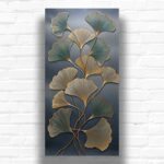 Golden Ginkgo Leaves - Large Size Paint by Numbers Kits