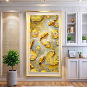 Golden Koi Fish - Extra Large Paint by Number Kits for Adults