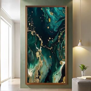 Green Marble Art - Extra Large Paint by Numbers