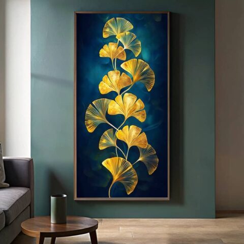 Japanese Ginkgo Leaves - Large Size Paint by Numbers Kits