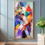 Vibrant Abstract Art - Big Canvas Paint by Numbers