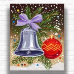 Christmas Bell and Bauble - Paint by Number Christmas Ornament