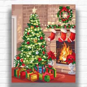 Christmas Eve Warmth - Holiday Paint by Number Kits