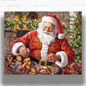 Jolly Saint Nick - Christmas Paint by Number Kits