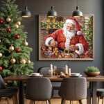 Jolly Saint Nick - Santa Paint by Number