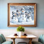 Snowman Friends - Snowman Paint by Number