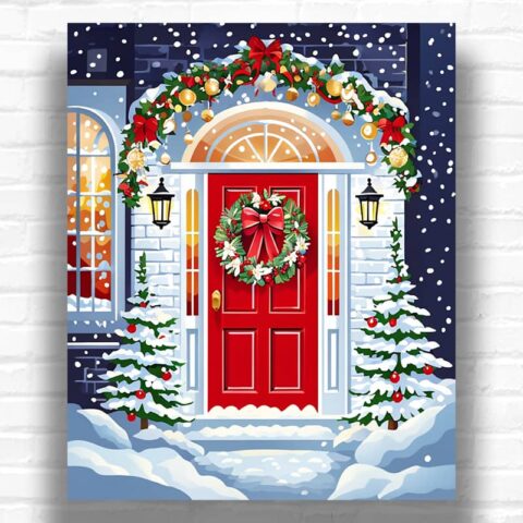 Welcome to Christmas - Christmas Paint by Numbers for Adults