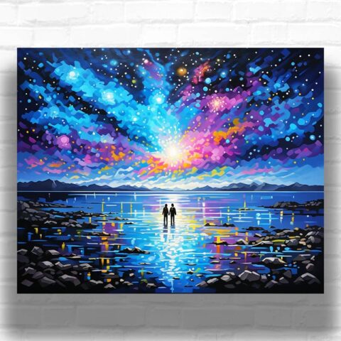 Galaxy Sea - Galaxy Paint by Number